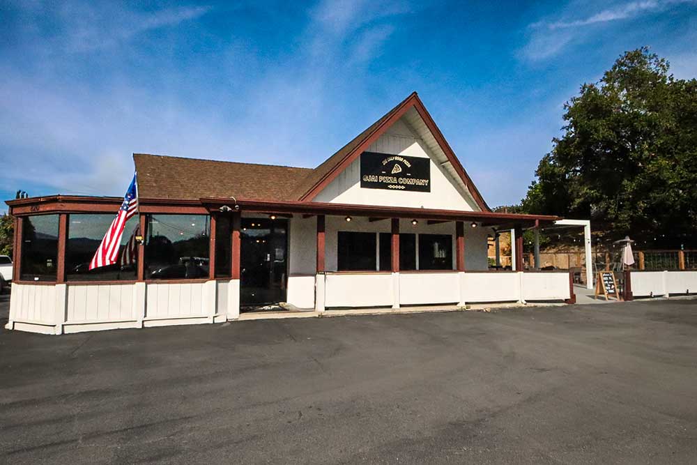 Ojai Pizza restaurant location on North Ventura Avenue in Oak View California