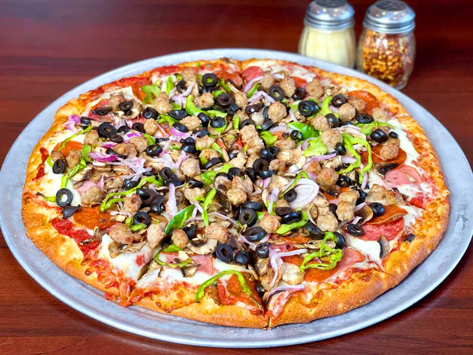 Combination pizza - Ojai Pizza Company