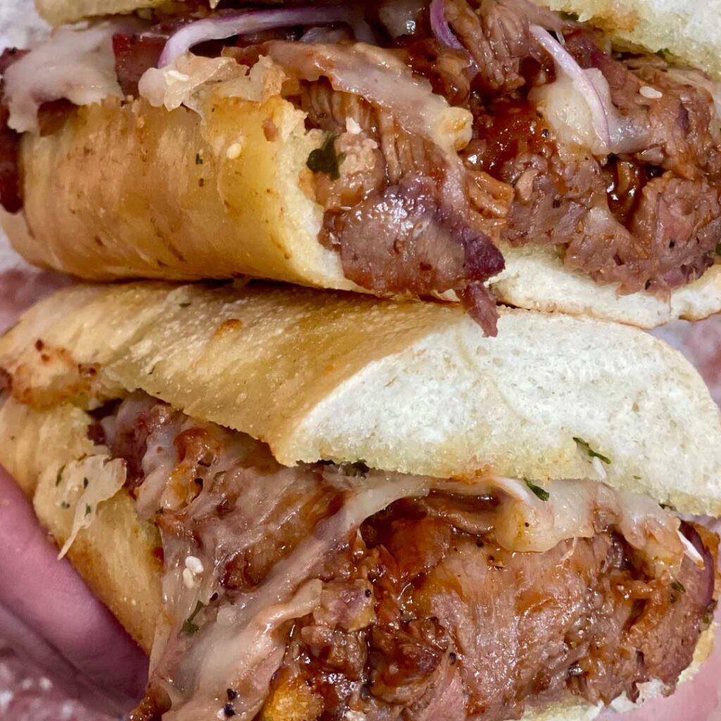 Ojai Pizza Company tri tip sandwich